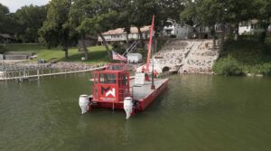 lake service barge