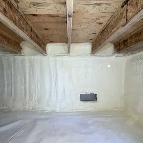crawl space spray foam