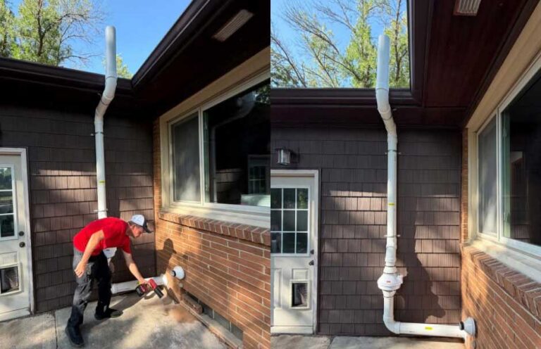 Midwest Radon Pros doing mitigation project