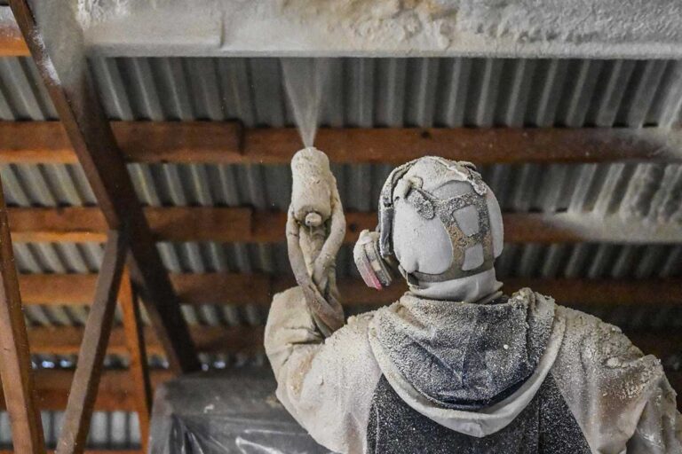 Insulating a pole barn
